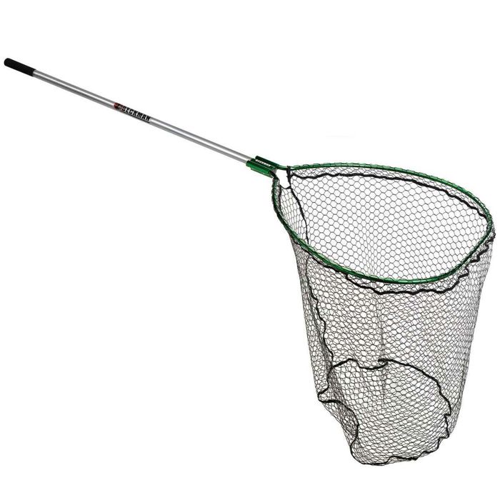 Подсачек Beckman Fixed Handle/Coated Nylon Landing Net - Green/Silver, 31in W X 36in L, 6f