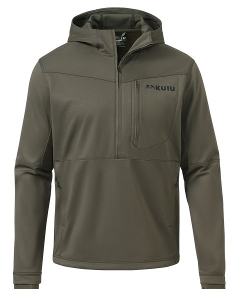 Рыболовная рубашка KUIU Drawpoint Hoodie | Ash