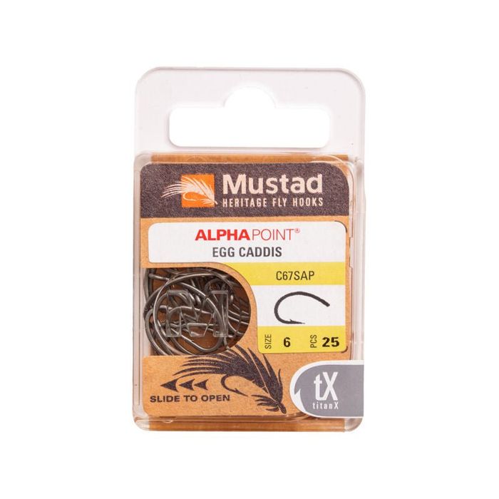 Крючки Hareline Mustad - Egg/Caddis Hook C67SAP