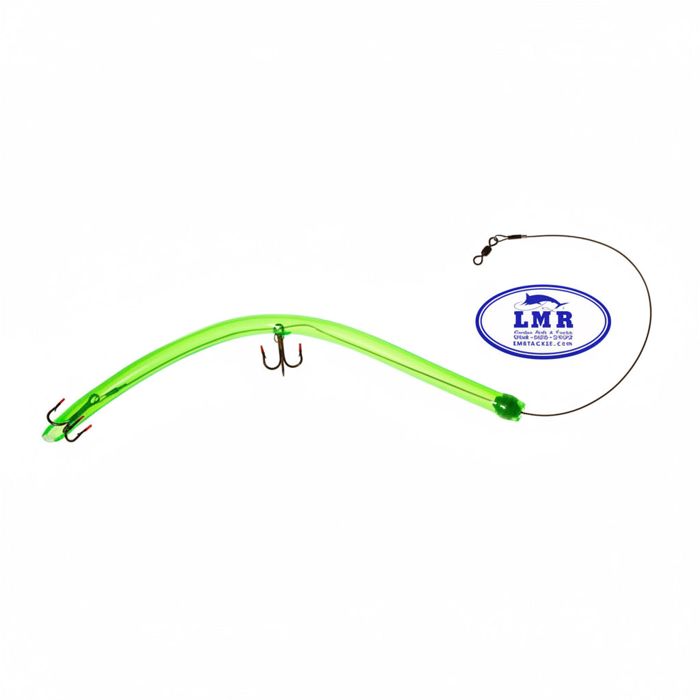 Готовая оснастка Hookup Lures Barracuda Rig - Green or Pink