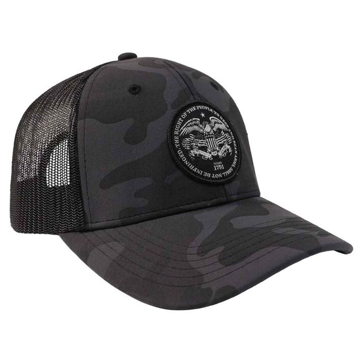 Головной убор Grunt Style Men's 2A Rights Mesh Hat - Black Camo - One Size Fits Most