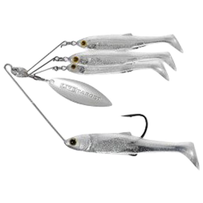 Оснастка-зонтик Live Target Baitball Spinner Rig Umbrella Rig - Pearl White/Silver, 1/2 oz