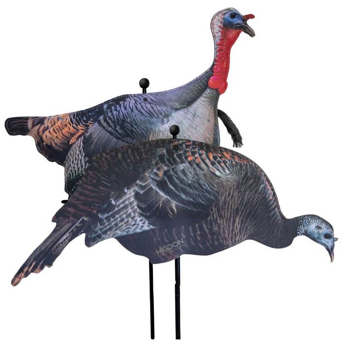 Чучело Higdon Outdoors FLEX Turkey Tom and Hen Silhouette Decoys