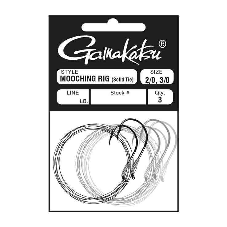 Готовая оснастка Gamakatsu Mooching Rig Solid - 30lb, 4/0-5/0, 3pk
