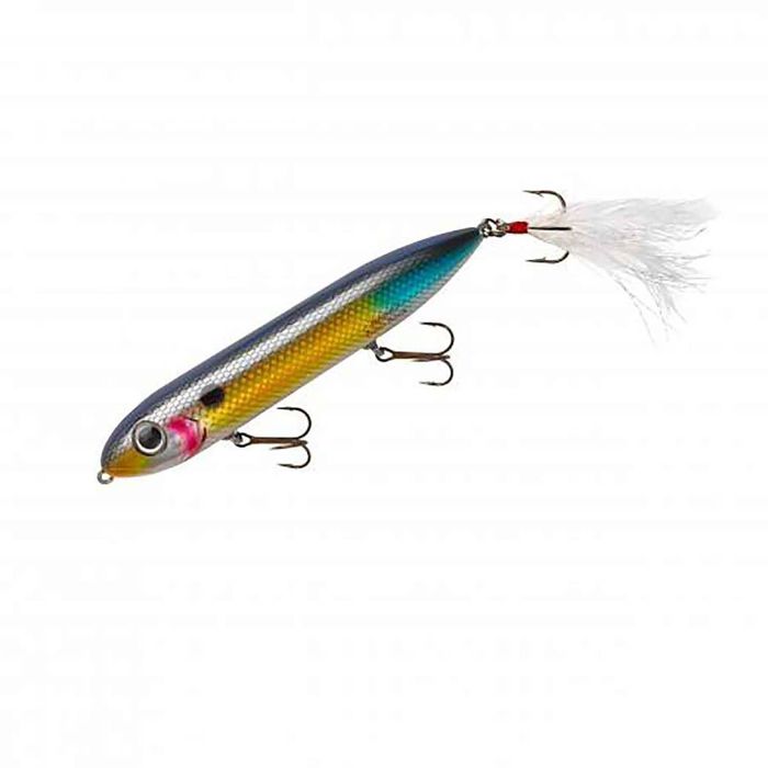 Поверхностная приманка Heddon Feathered Dressed Super Spook Topwater Hard Bait