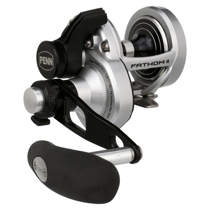 Морская мультипликаторная катушка Penn Fathom II Two Speed Lever Drag Conventional Reels