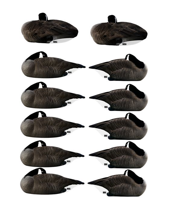 Чучело GHG Pro Grade Silhouette Canada Goose Decoys with Flocked Heads