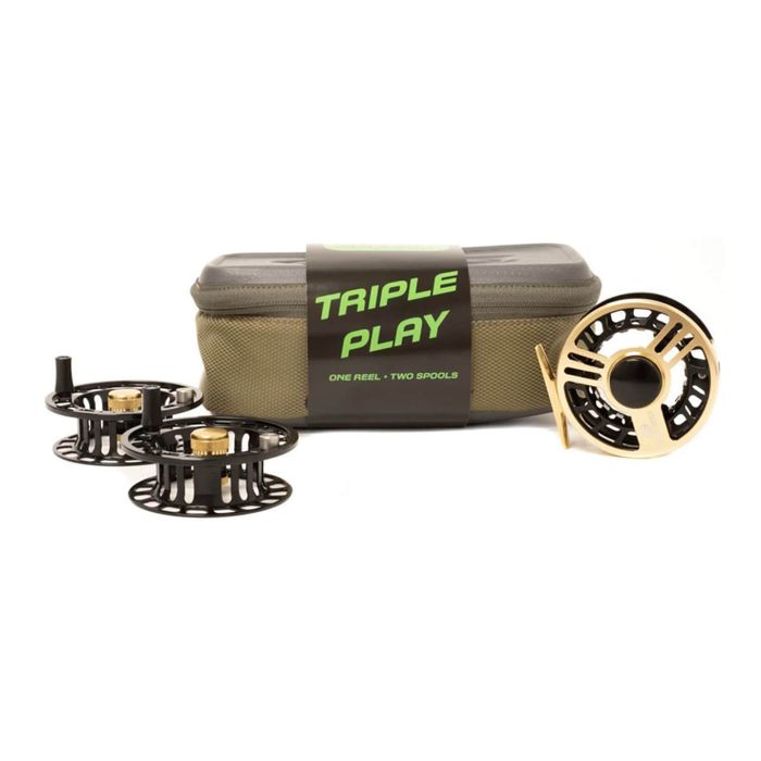 Нахлыстовая катушка Cheeky Launch 350 Triple Play Fly Reel and Spool Bundle