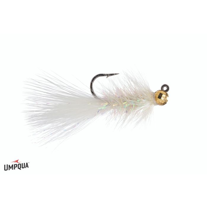 Мушки Umpqua Crystal Bugger Jig Tungsten Bead Fly White