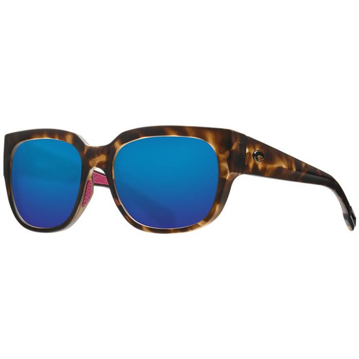 Поляризационные очки Costa Waterwoman Polarized Sunglasses - Matte Shadow Tortoise/Blue Mi