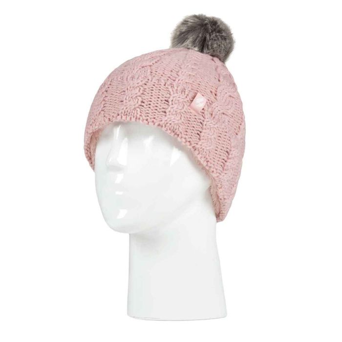 Головной убор Heat Holders Girls' Glacier Peak Winter Beanie - Dusty Pink - One Size Fits
