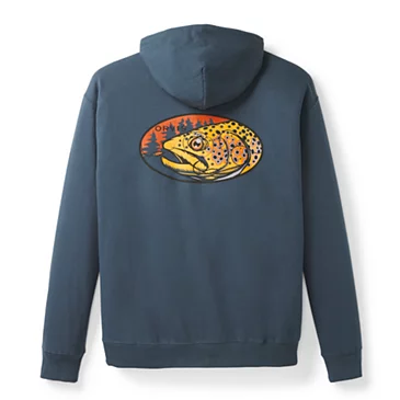 Рыболовная рубашка Orvis Men’s Brown Trout Graphic Hoodie