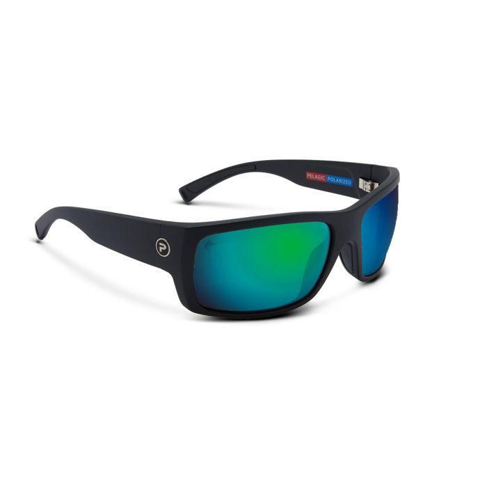 Поляризационные очки Fish Whistle - Polarized Mineral Glass - Black -Green / OS