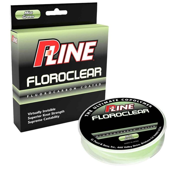 Флюорокарбоновая леска P-Line Floroclear Fluorocarbon Coated Copolymer Fishing Line - 10lb