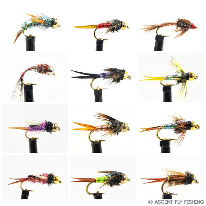 Мушки Ascent Fly Fishing Attractor Nymph Selection