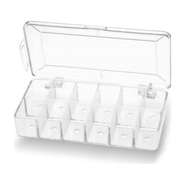 Материал для вязания мушек Wapsi Crystal Clear 12 Compartment Dubbing Dispenser