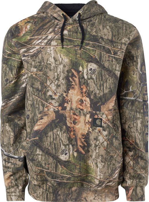 Охотничий камуфляж Carhartt Men's Loose Fit Camo Hooded Sweatshirt