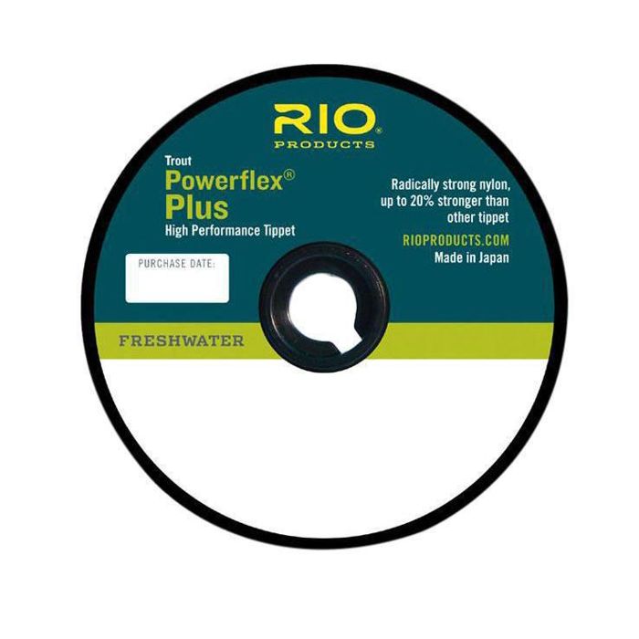 Поводковый материал RIO Products Rio Powerflex Plus Tippet - 0X, Clear, 18lb, 30yd, 1ct