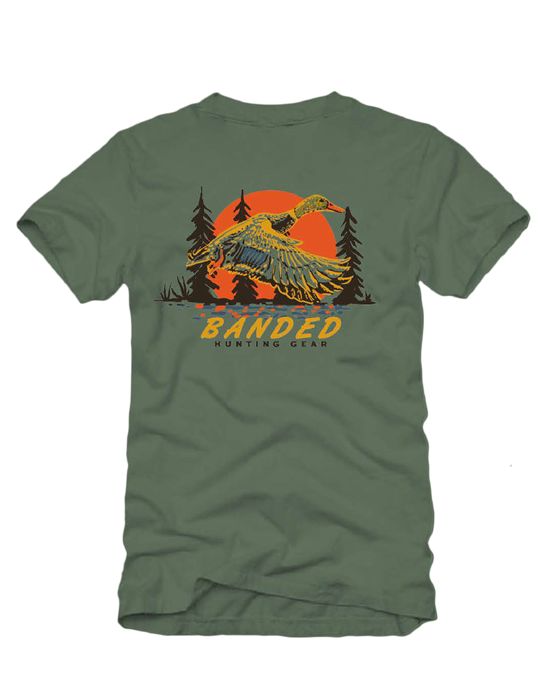 Рыболовная рубашка Banded Sunrise Mallard Short Sleeve Tee