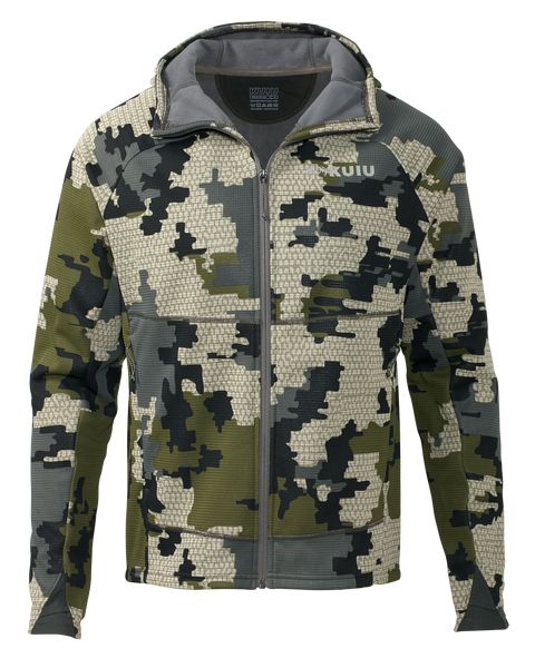 Рыболовная рубашка KUIU Peloton 240 Full Zip Hoodie | Verde