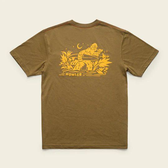 Рыболовная рубашка Howler Brothers Howler Bros - Squatch Rider Pocket T-Shirt: Ivy Green