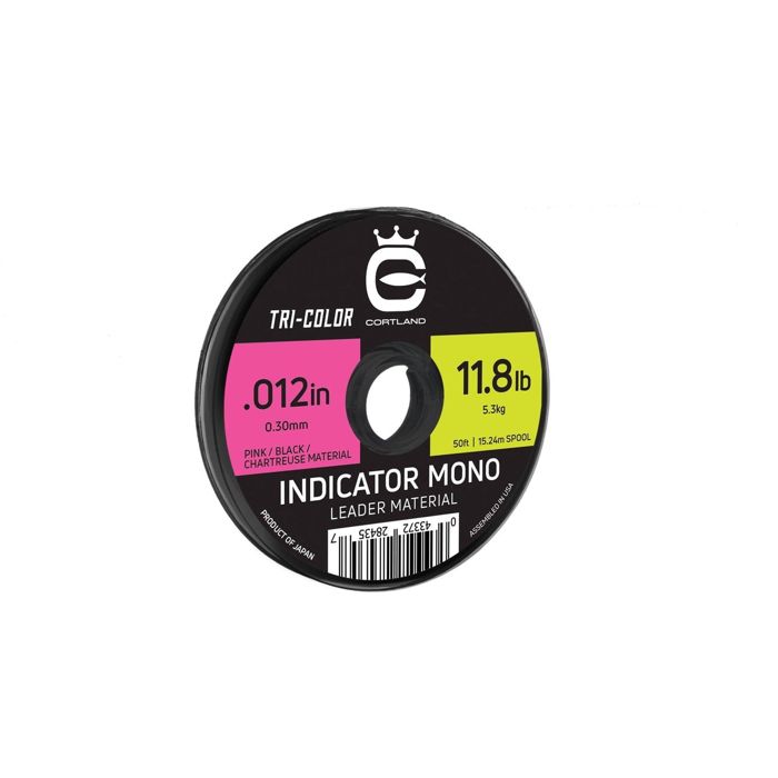 Монофильная леска J. Stockard Fly Fishing Indicator Mono Tri-Color