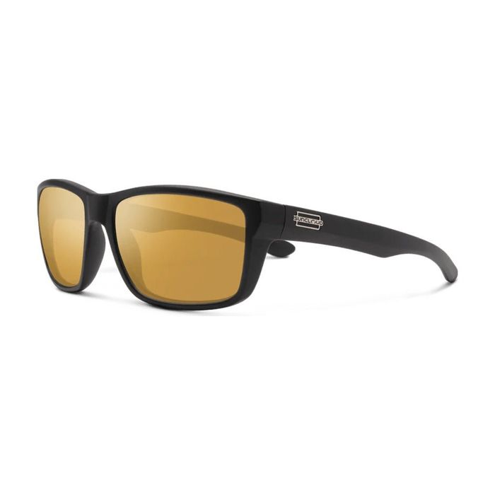 Поляризационные очки Suncloud Mayor - Matte Black - Polarized Sienna Mirror Lens