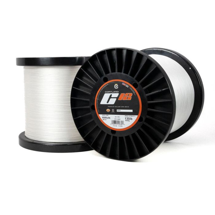 Плетёный шнур Cortland C12 Hollow-Core Super Braid Fishing Line (5000yd Spools)