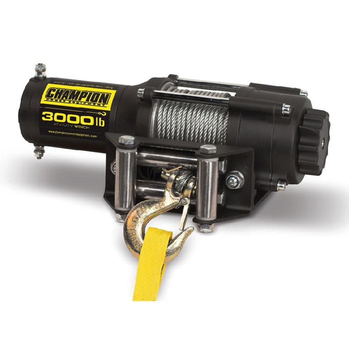Лебёдка для квадроцикла Champion 3,000 lb. ATV and UTV Power Winch