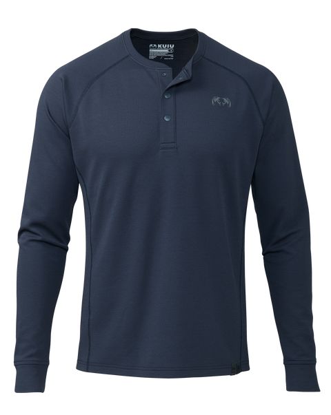 Термобельё KUIU PRO Merino 200 Henley | Steel Blue