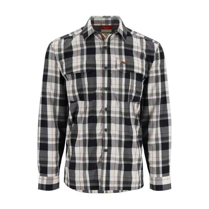 Рыболовная рубашка Simms - M's ColdWeather Shirt - Gunmetal Logan Plaid