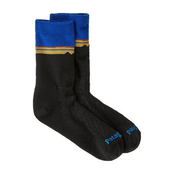 Термобельё Patagonia - Merino Wool Blend Crew Socks - Classic Fitz Roy: Viking Blue