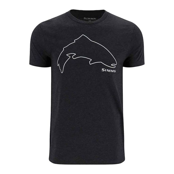 Рыболовная рубашка Simms Men's Trout Outline Short Sleeve Casual Shirt