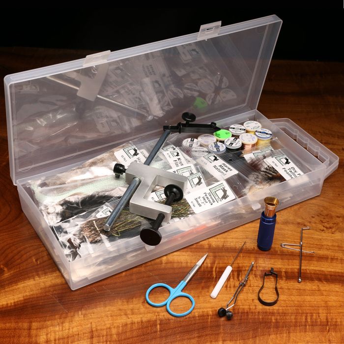 Материал для вязания мушек J. Stockard Fly Fishing Fly Tying Material Kit With Premium Too