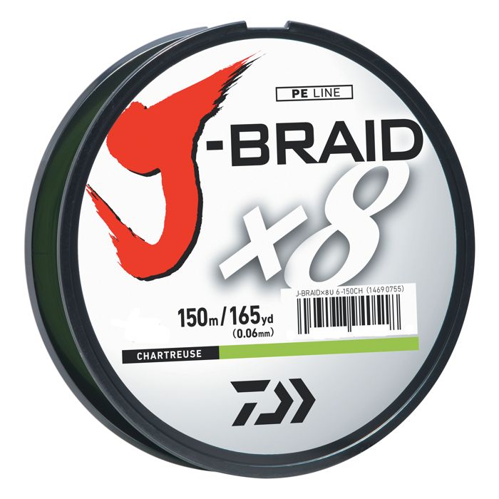 Плетёный шнур Daiwa J-Braid 8X Braided Line w/Filler Spool