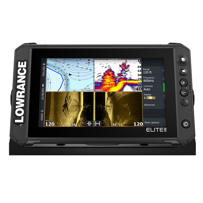 Картплоттер Lowrance Elite FS 9 Chartplotter/Fishfinder w/ Active Imaging; 3-in-1 Transom