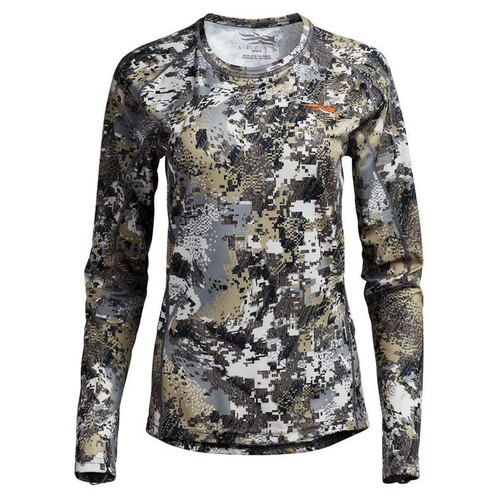 Рыболовная рубашка Sitka Gear Women's Sitka Core Lightweight Crew Long Sleeve Shirt - Elev