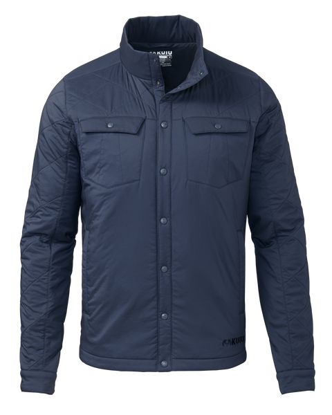 Рыболовная рубашка KUIU Base Camp Insulated Snap Shirt | Steel Blue
