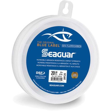 Поводковый материал Seaguar Blue Label Fluorocarbon 20 lb, 25 ярдов