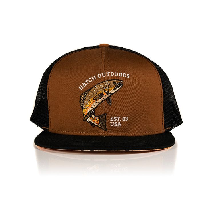 Липгрип или весы Hatch Outdoors, INC Fish Scale Flat Bill, Brown Trout
