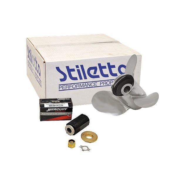Гребной винт Marine Applications Stiletto Boat Propeller E808225 | LH 14 1/2" x 25P Stainl