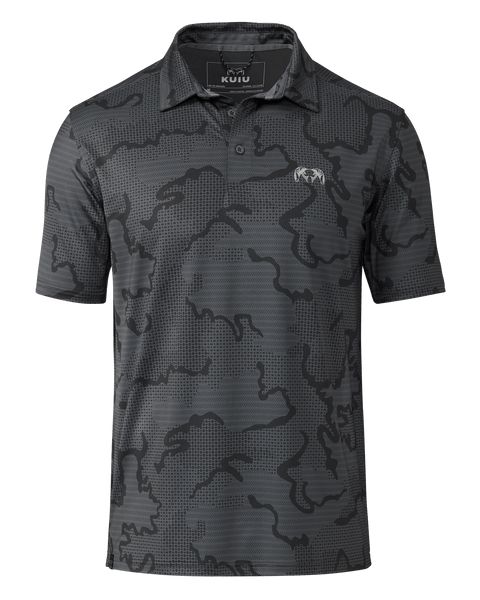 Рыболовная рубашка KUIU Performance Polo | Gunmetal Tonal