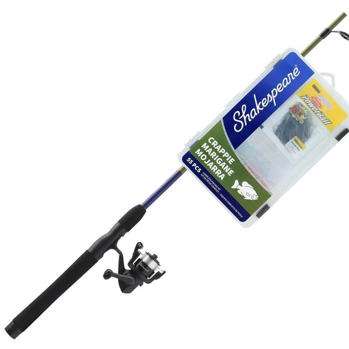 Рыболовный комплект Shakespeare Catch More Fish Crappie Spinning Combo- 7ft, Ultra Light P