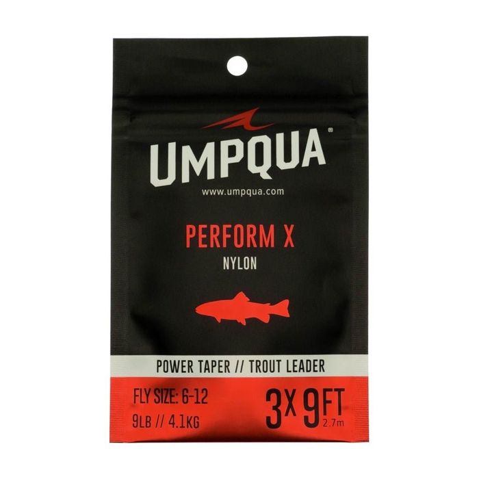 Поводковый материал Umpqua Perform X Power Taper Leader 9'