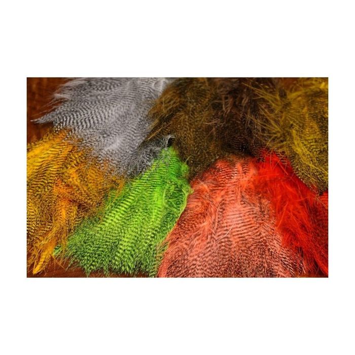 Материал для вязания мушек Hareline Fine Black Barred Marabou
