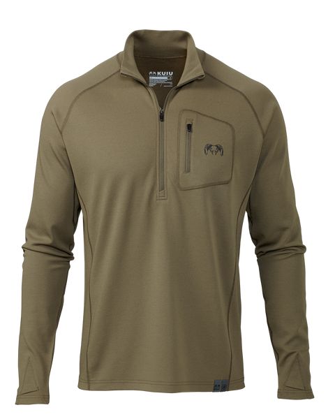 Термобельё KUIU PRO Merino 200 Zip-T | Ash