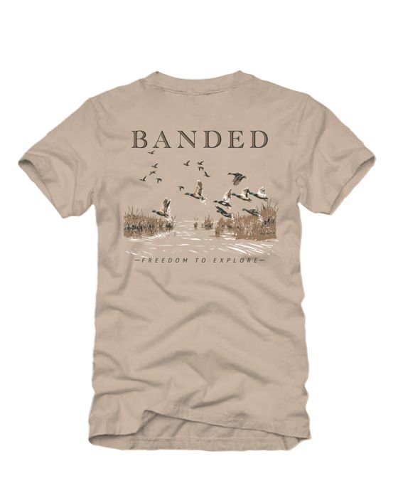 Рыболовная рубашка Banded Flying Mallards Short Sleeve T-Shirt