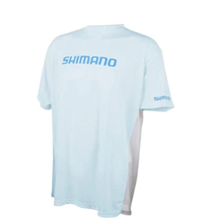 Рыболовная рубашка Shimano Light Blue T-Shirt