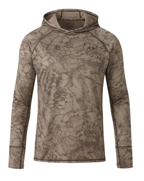Рыболовная рубашка KUIU Gila LS Hoodie Gritstone | Silt Gritstone