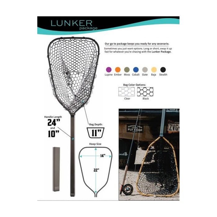 Подсачек Rising Lunker Net - Package